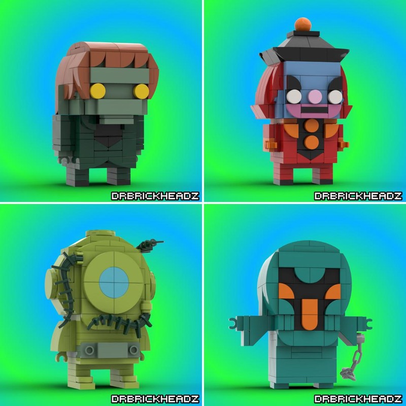 Lego Scooby Doo Monsters Brickheadz Bundle