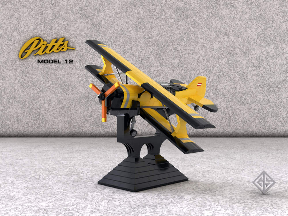 Lego Pitts Model 12_Biplane