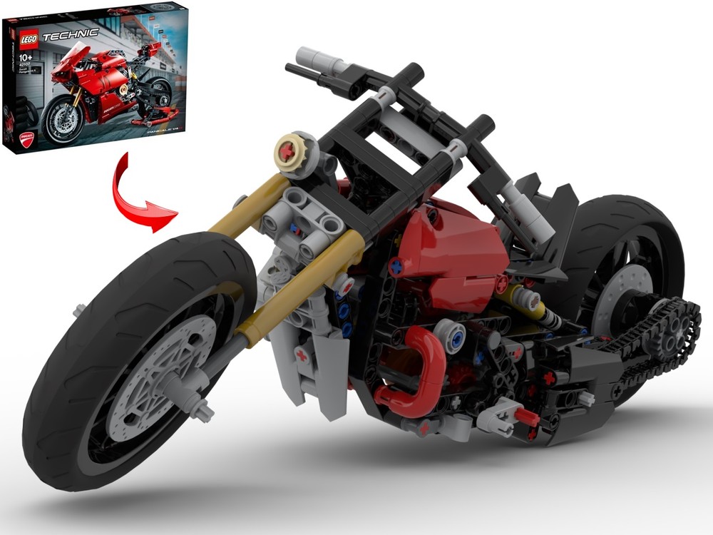 Lego Chopper Bike