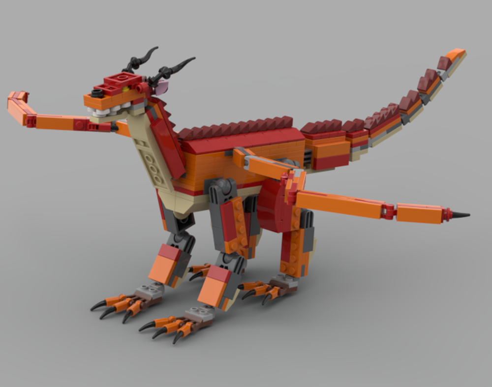 Lego Ex-Queen Scarlet (Wings Of Fire