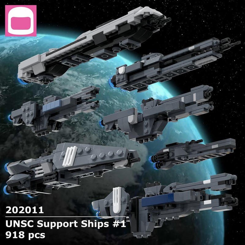 Lego UNSC Support Ships #1