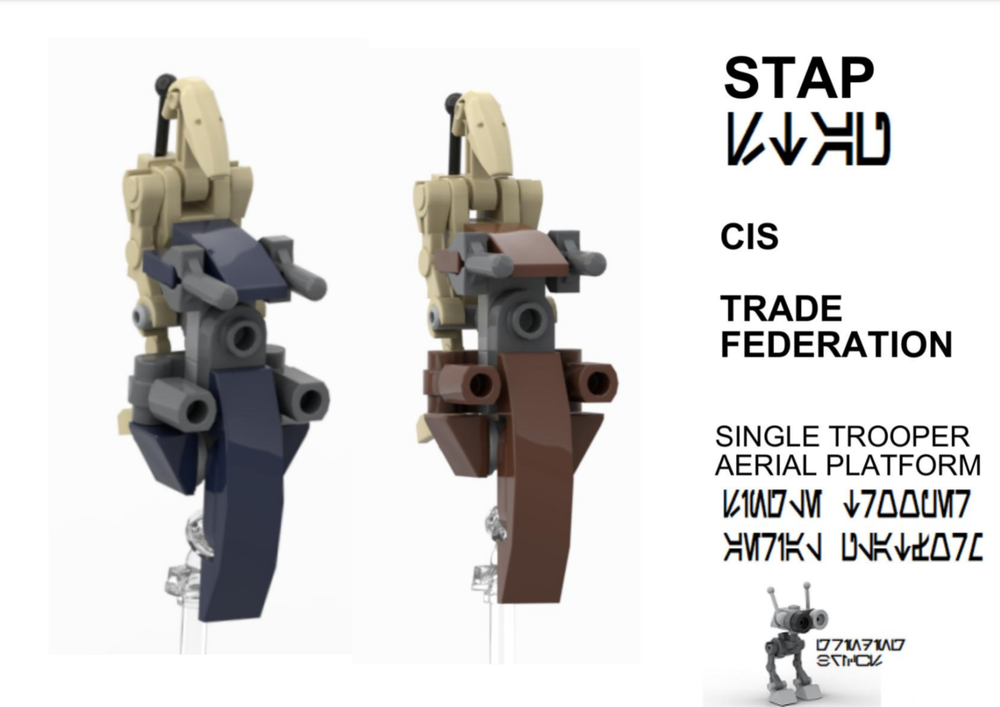 Lego CIS & Trade Federation STAP