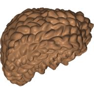 Lego Hair Coiled, Parted / Medium Nougat