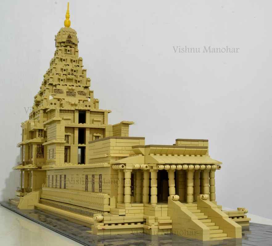 Lego Tanjore Brihadeeswara temple
