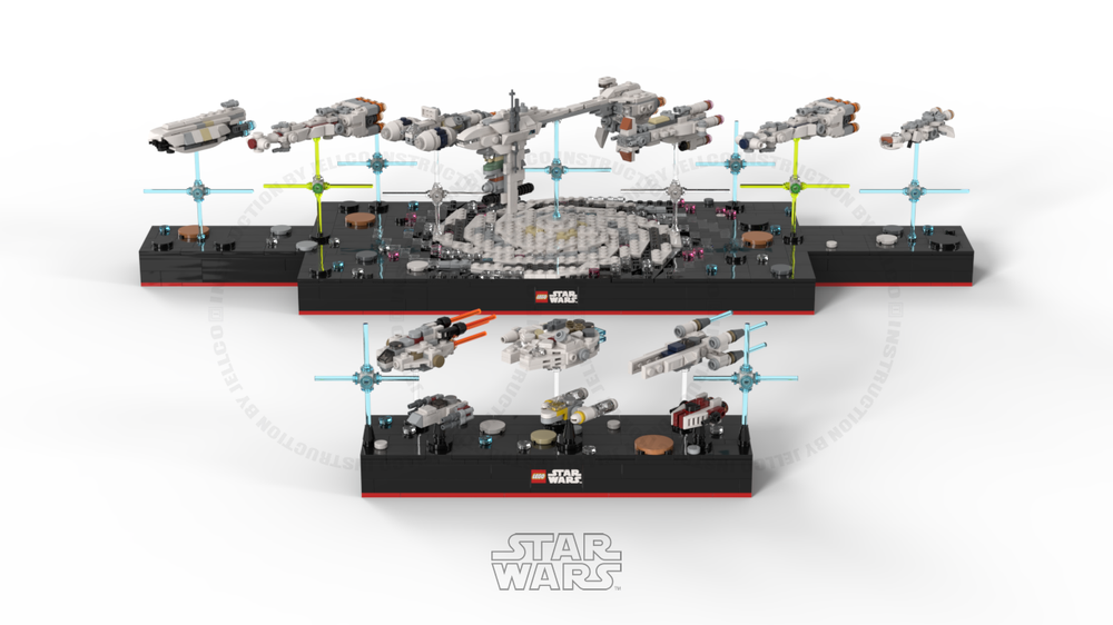 Lego Micro Diorama Rebel Alliance Fleet 2023