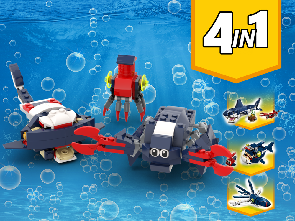 Lego 31088 Sea Creatures Alternative Build