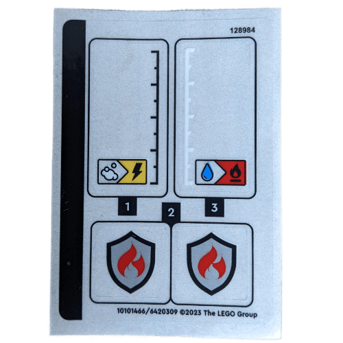 Lego Sticker Sheet for Set 60374-1