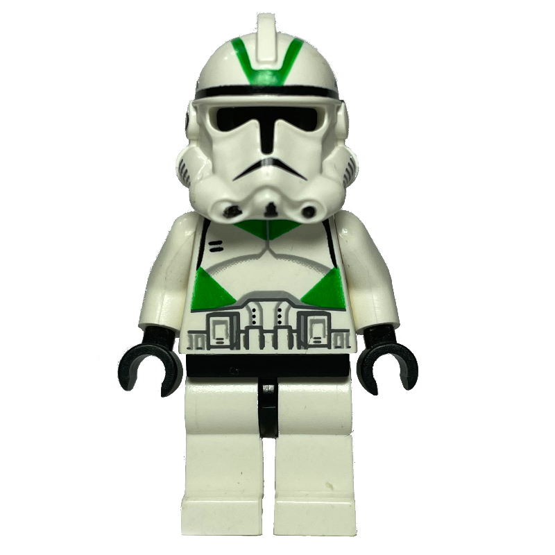 Lego Clone Trooper, 41st Elite Corps Armor, Green Markings