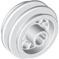 Lego Wheel Rim 24 x 14 VR with Center Axle Hole / White