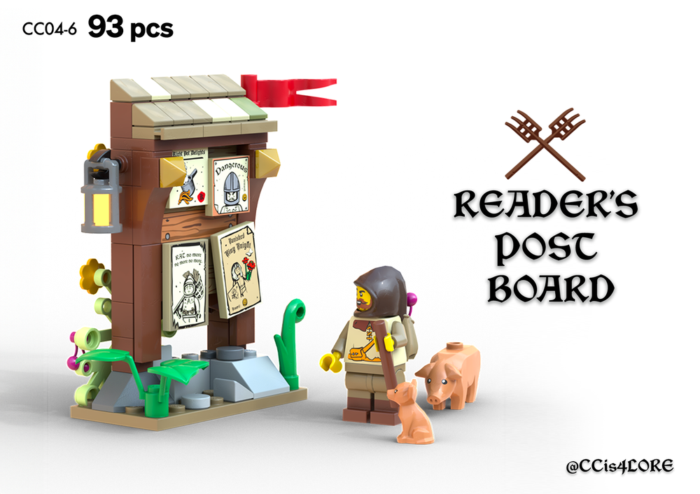Lego READER’s POST Board