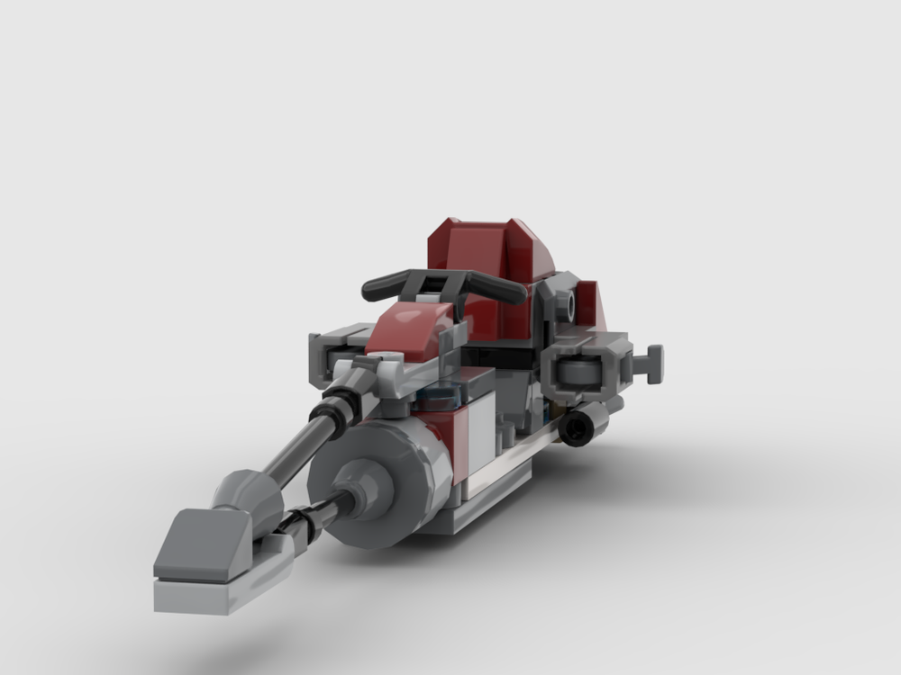 Lego Barc speeder (no additional piece (speeder and defensive post and spare pieces)