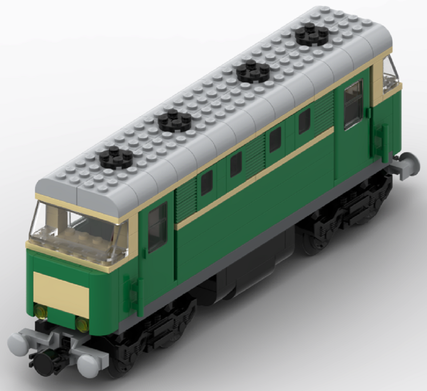 Lego Locomotive for passenger train