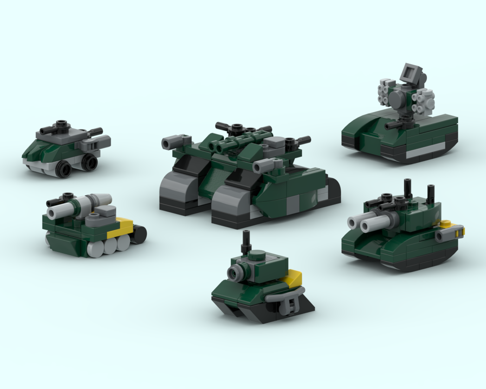 Lego Western Frontier Micro Ground Vehicles Pack
