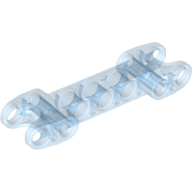 Lego Technic Axle and Pin Connector 2 x 7 with Two Ball Joint Sockets / Trans-Medium Blue