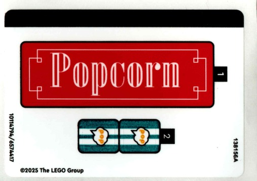 Lego Sticker Sheet for Set 910052-1