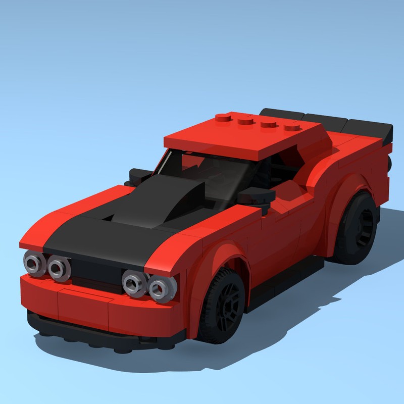 Lego Dodge Challenger Srt Demon Drag Racing Mod