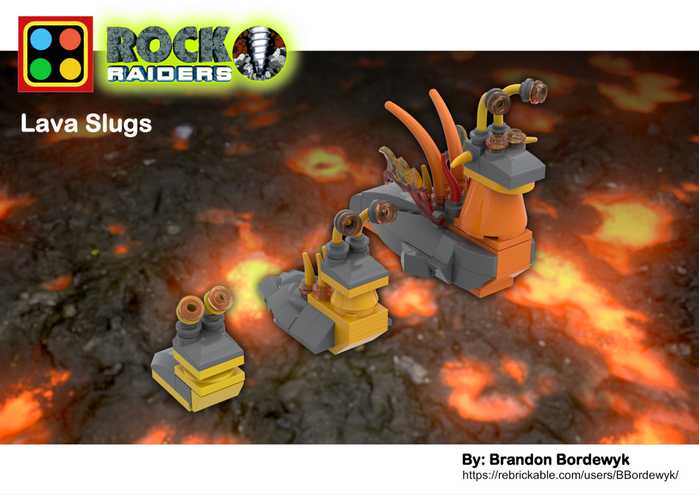 Lego Lava Slugs