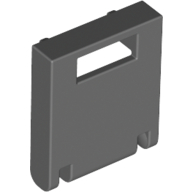Lego Box 2 x 2 x 2 Door with Slot / Dark Bluish Gray