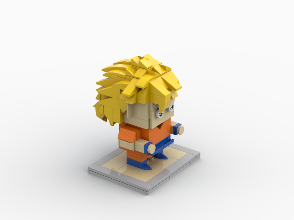 Lego Dragon Ball Goku SSJ3 Brickheadz