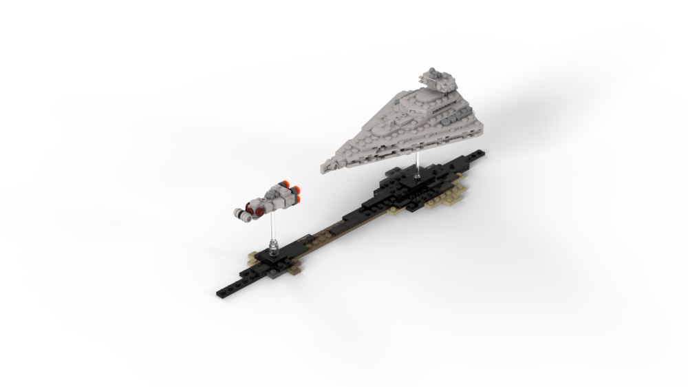 Lego Mini Size Episode 4 opening : ISD with Tantive IV