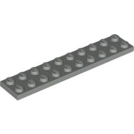 Lego Plate 2 x 10 / Light Gray