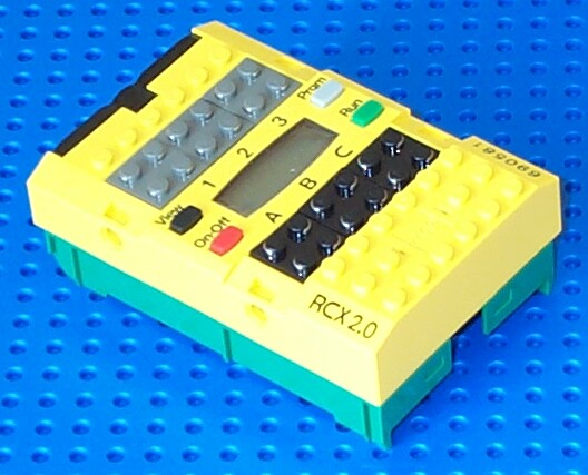 Lego Mindstorms RCX 2.0 without Power Jack - Brick Top Module / Yellow