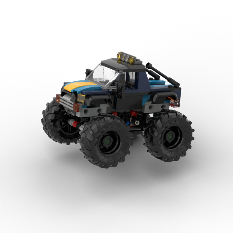 Lego Monster Truck (with Suspension)