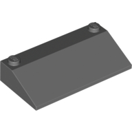 Lego Brick Sloped 33° 3 x 6 / Dark Bluish Gray