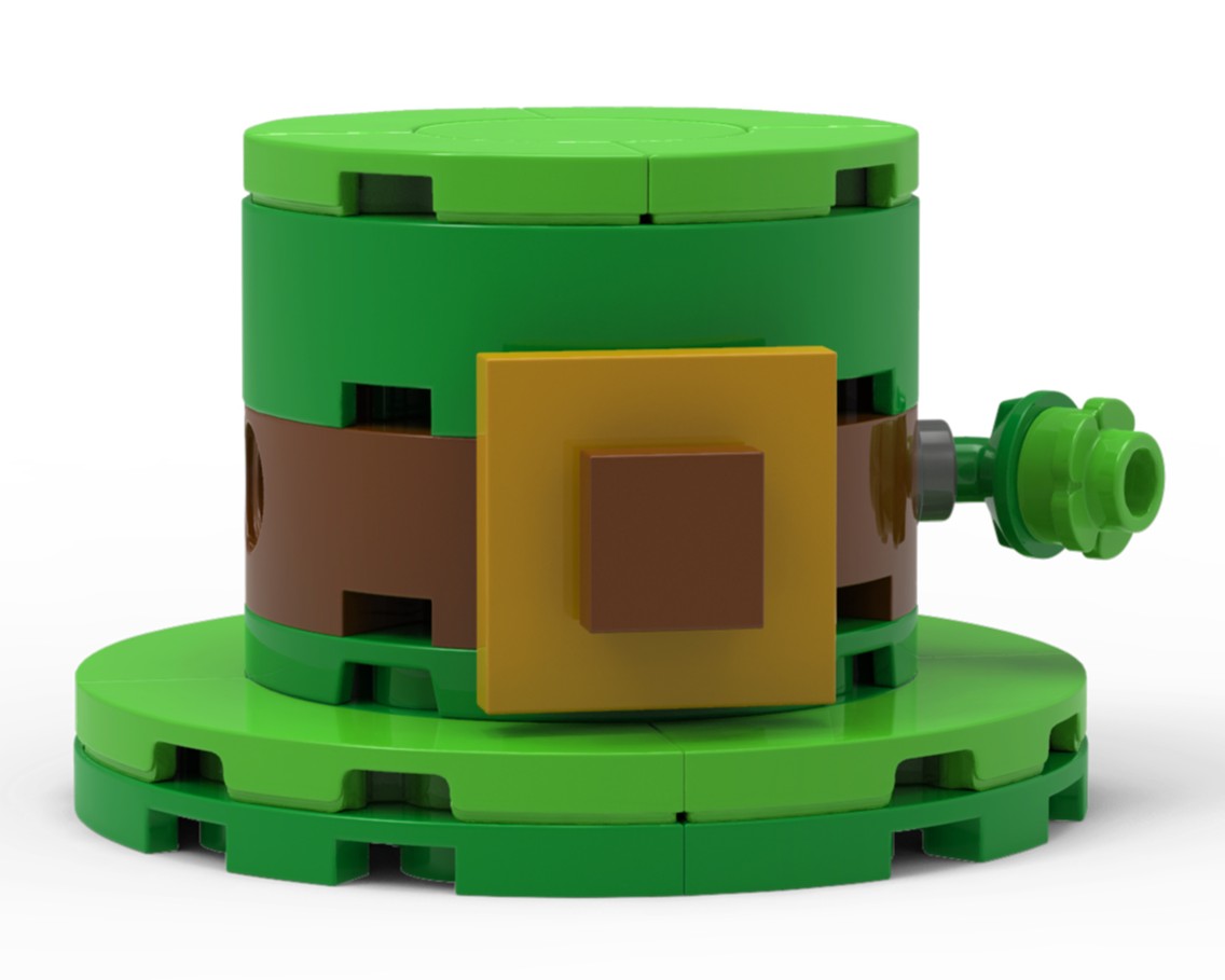 Lego St. Patrick's Day Hat