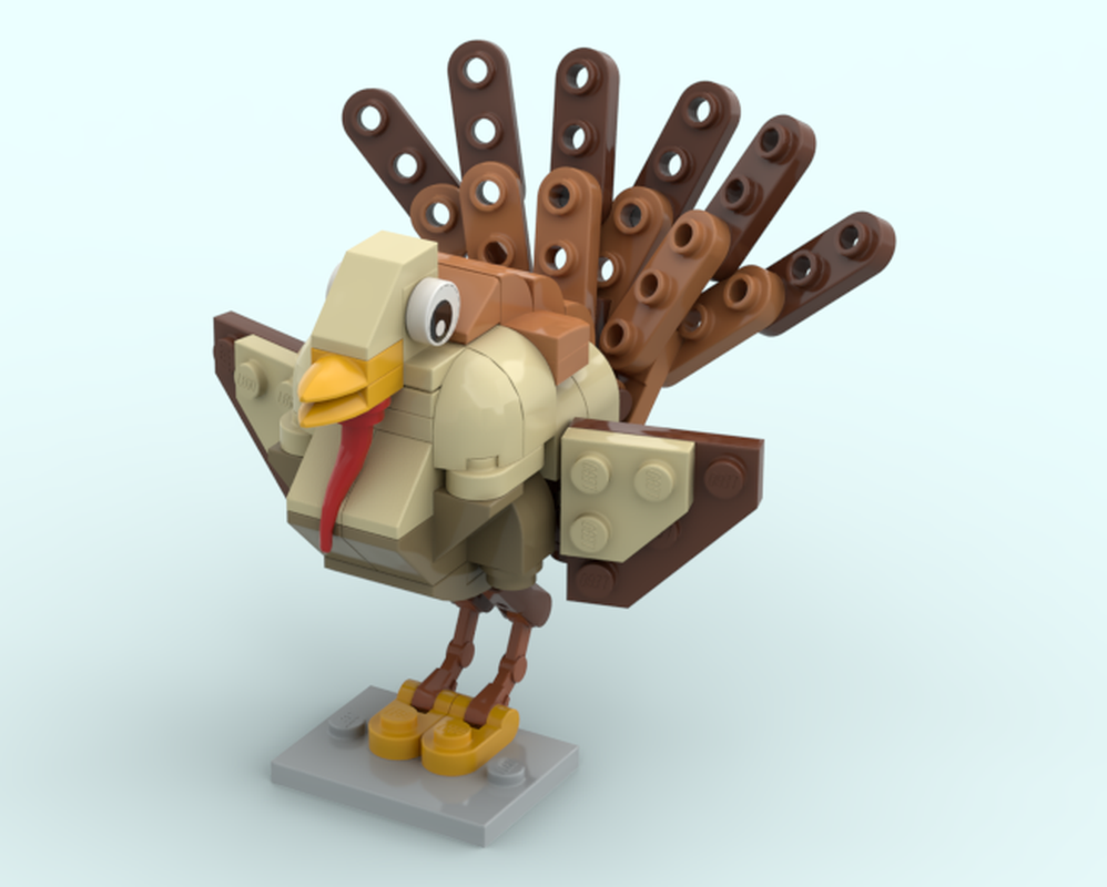 Lego Spindle-Legged Turkey