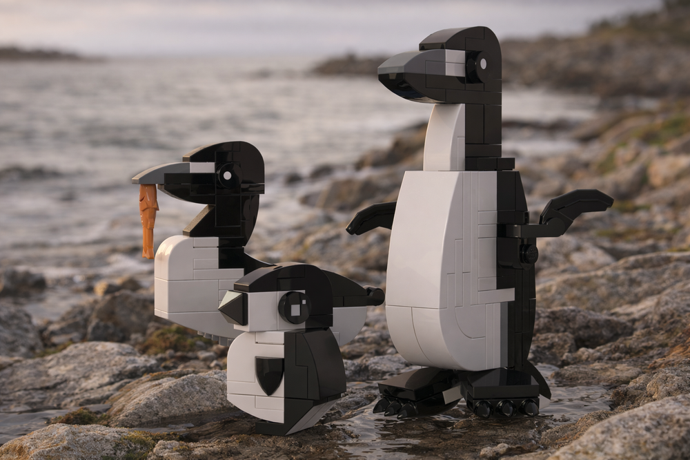 Lego Great Auk (Pinguinus impennis) - Extinct animals