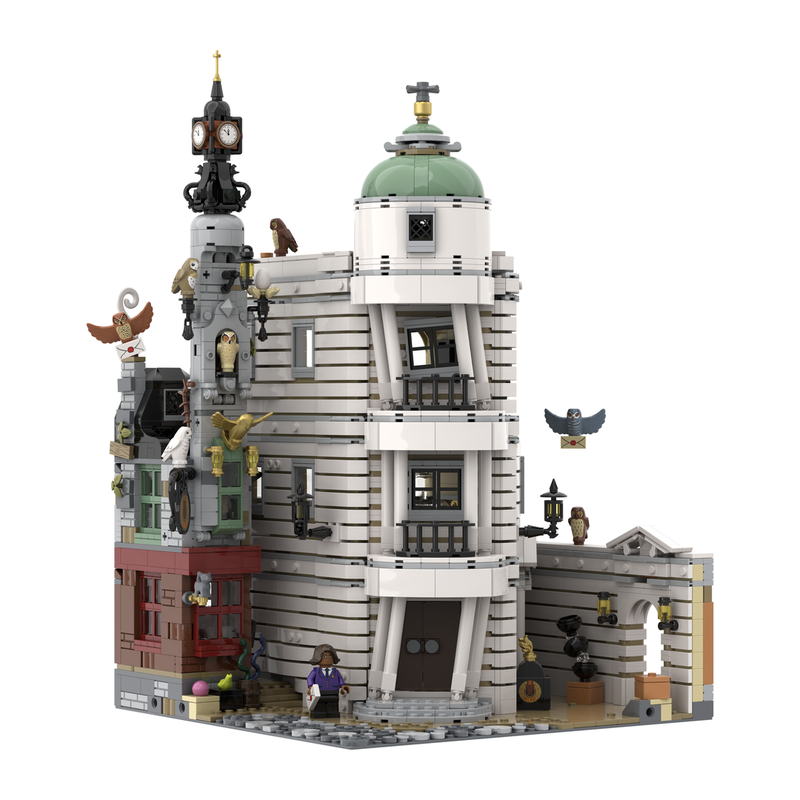 Lego Gringotts Wizarding Bank Modification - Owl Post