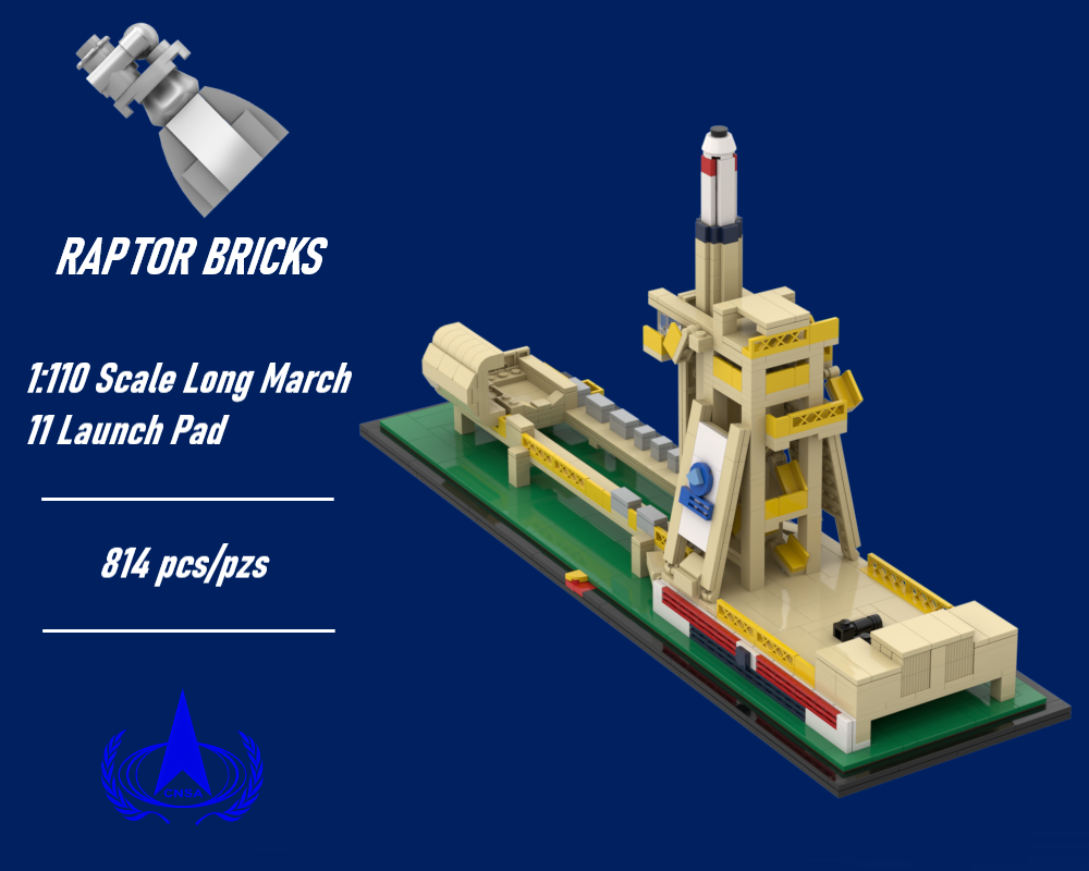 Lego 1:110 Scale Long March 11 Launch Pad