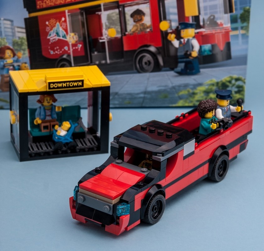 Lego 60407 Red Car Rebuild Model