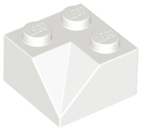 Lego Slope 45 2 x 2 Double Concave / White