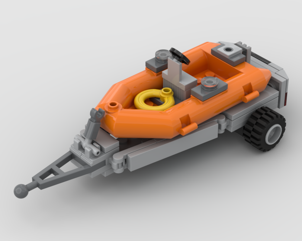 Lego Trailer with boat