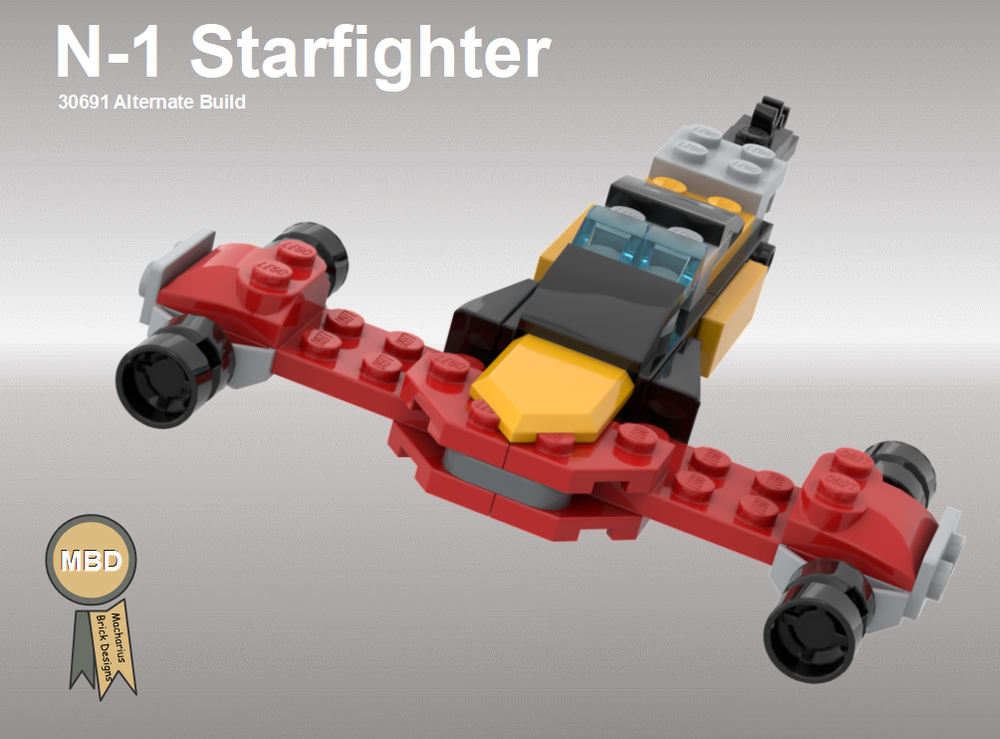Lego N-1 Starfighter, 30691 Alternate Build