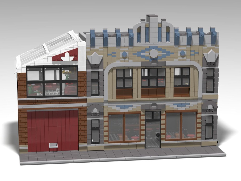 Lego Brickstone Brewery & Comedy Club Modular Building