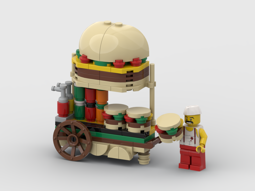 Lego Burger Cart