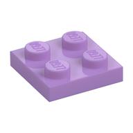 Lego Plate 2 x 2 / Medium Lavender