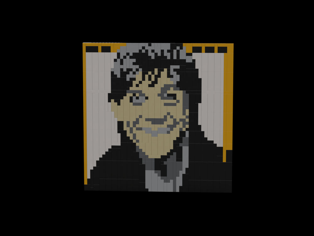 Lego Iggy Pop - Lust For Life Album Cover MOC