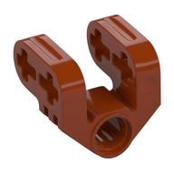 Lego Technic Axle and Pin Connector Perpendicular Split / Dark Orange