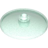 Lego Dish 4 x 4 Inverted with Open Stud [Radar] / Opal Trans-Light Blue