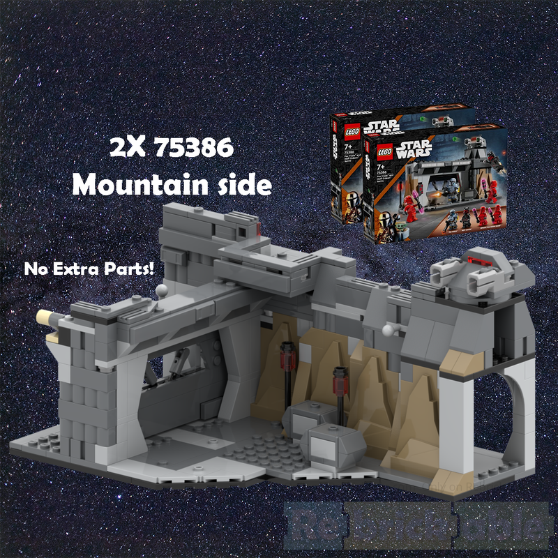 Lego 2X 75386 Mountain side