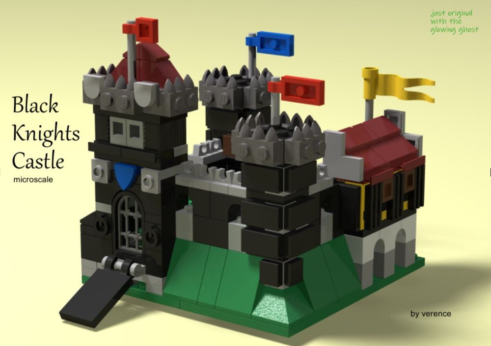 Lego Black Knights castle Microscale