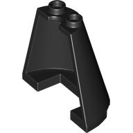 Lego Cone Half 2 x 4 x 3 / Black