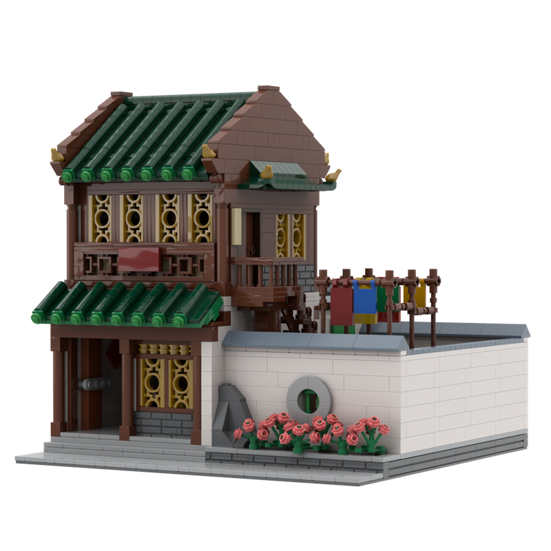 Lego Chinese Textile Shop & Factory