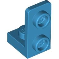Lego Bracket 1 x 1 - 1 x 2 Inverted / Dark Azure