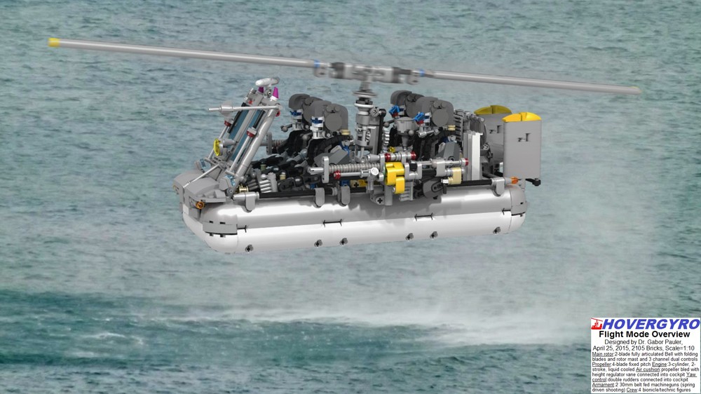 Lego Hovercraft Autogiro Commando Boat