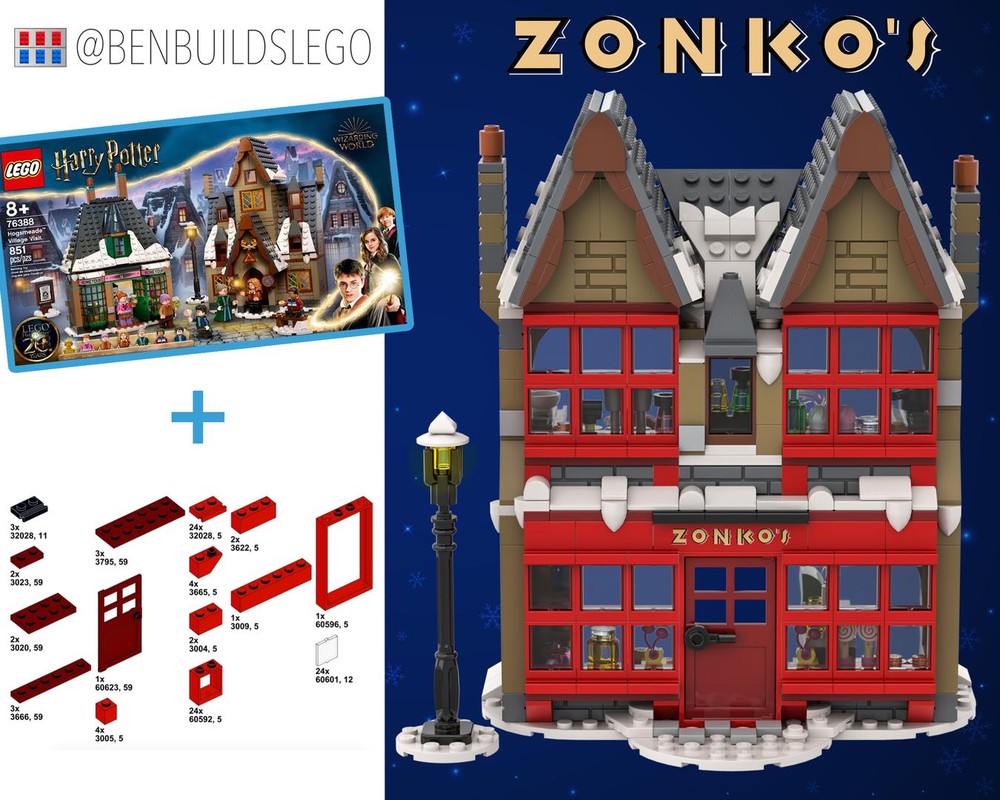 Lego Zonko's Joke Shop (Hogsmeade Village)